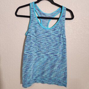 Womens Racerback Athletic Tank Top Small By Academy Ltd Shirt Blue Green